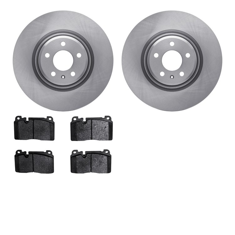 6502-73408 Brake Rotors w/5000 Advanced Brake Pads Kit, 2013-2020 Multiple Makes/Models, Position: Front