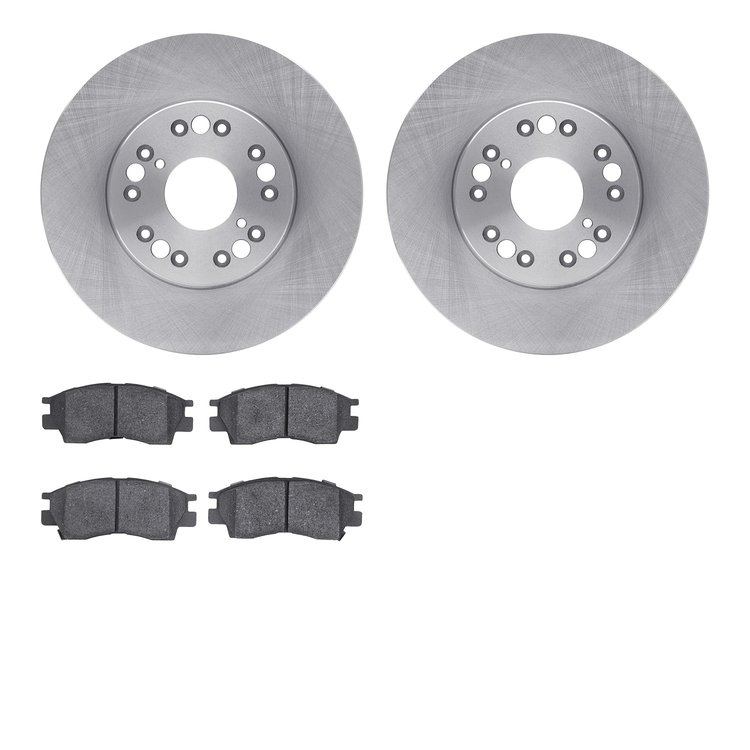 6502-75037 Brake Rotors w/5000 Advanced Brake Pads Kit, 1990-1990 Lexus/Toyota/Scion, Position: Front