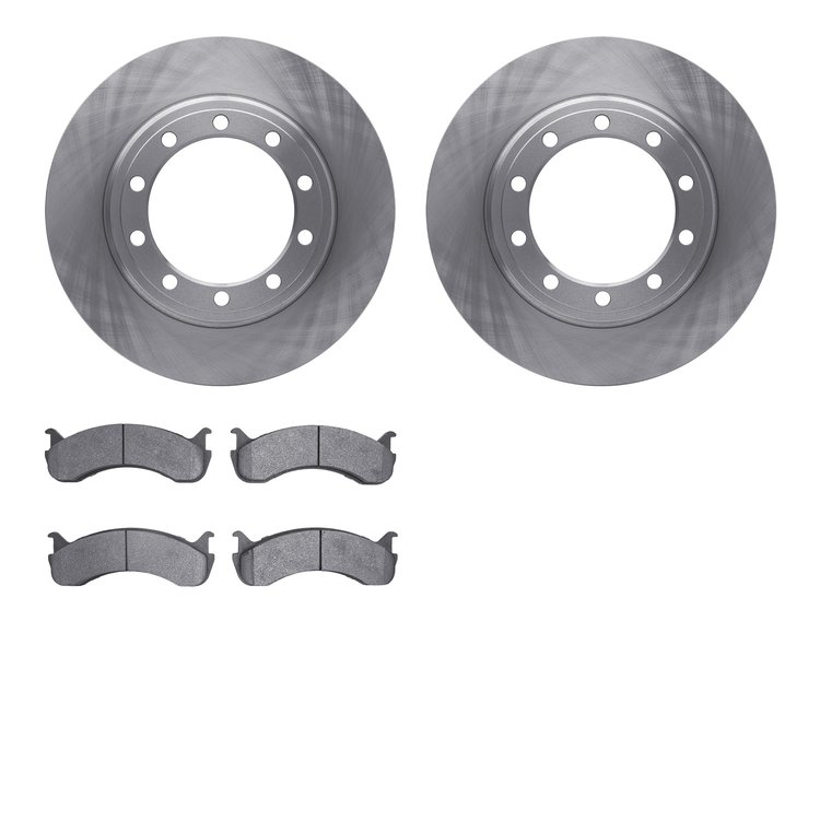 6502-99738 Brake Rotors w/5000 Advanced Brake Pads Kit, 2007-2019 Multiple Makes/Models, Position: Front, Rear