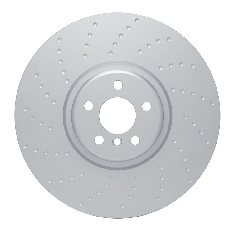 654-31166D GEOSPEC Dimpled Rotor [Coated], Fits Select BMW, Position: Left Front