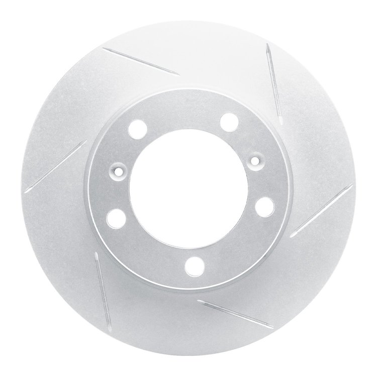 810-02043D Geoperformance Slotted Brake Rotor, 2005-2008 Porsche, Position: Left Front