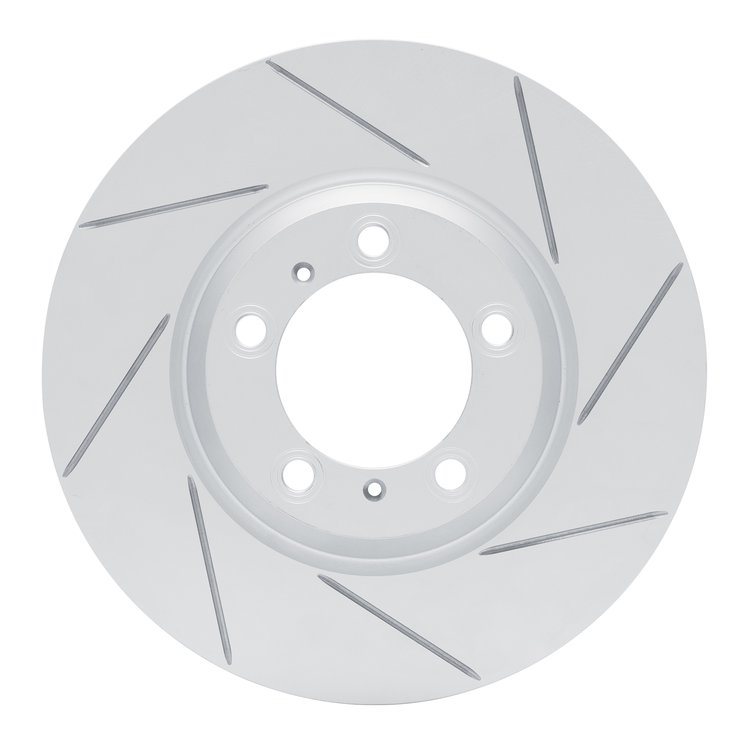 810-02122D Geoperformance Slotted Brake Rotor, 2017-2021 Porsche, Position: Left Front