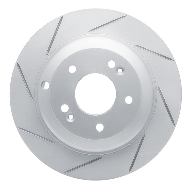 810-03033L Geoperformance Slotted Brake Rotor, 2010-2016 Kia/Hyundai/Genesis, Position: Rear Left