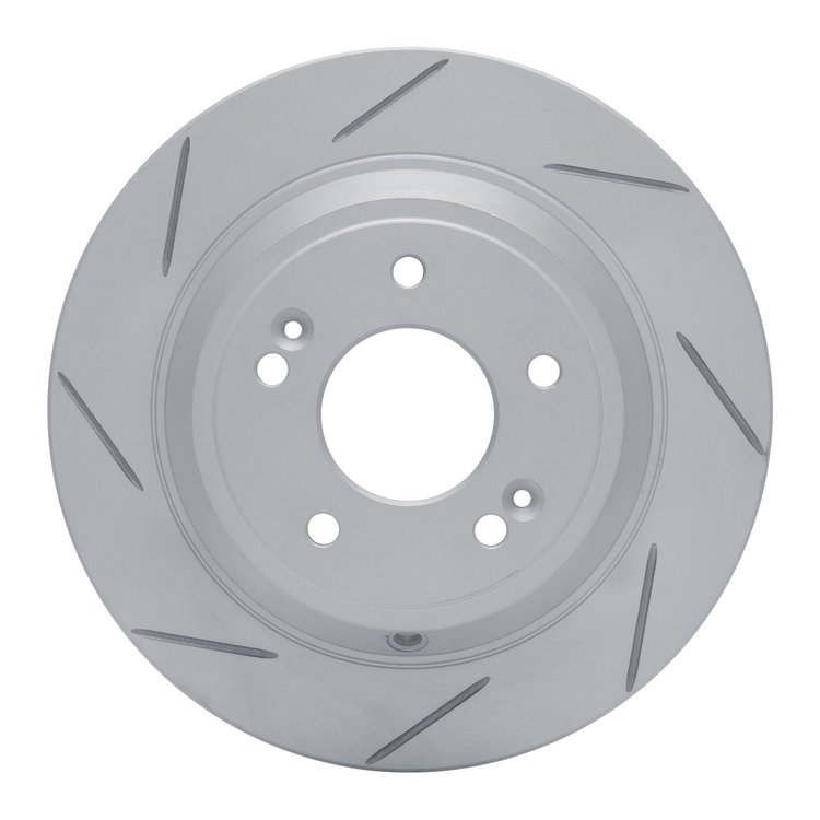 810-03039L Geoperformance Slotted Brake Rotor, 2009-2020 Kia/Hyundai/Genesis, Position: Rear Left