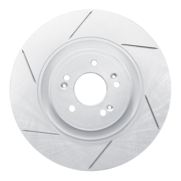 810-03057L Geoperformance Slotted Brake Rotor, 2018-2020 Kia/Hyundai/Genesis, Position: Front Left