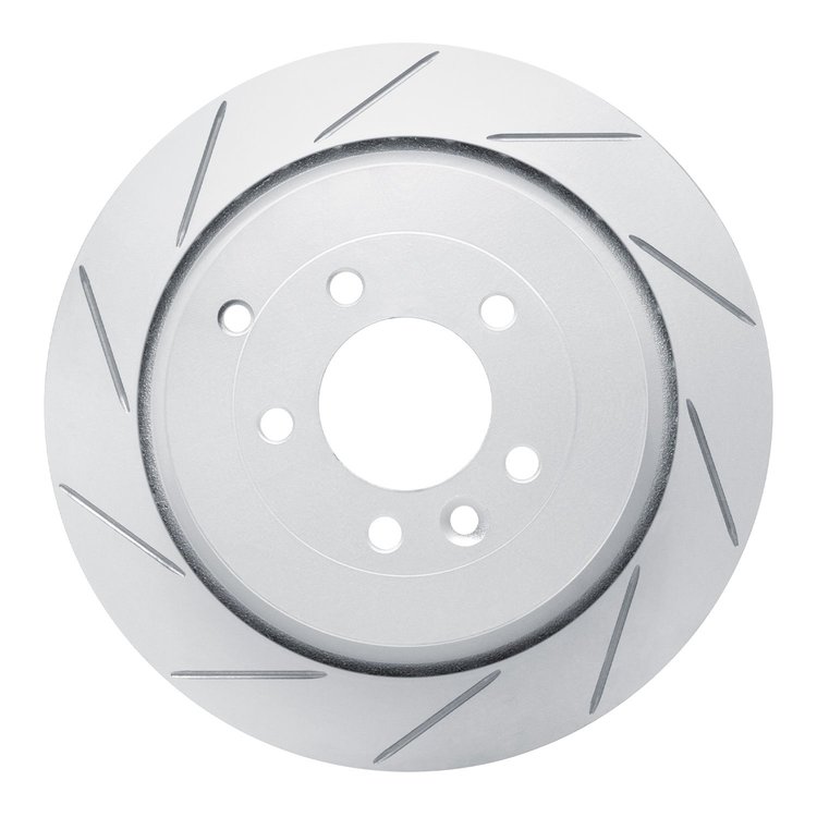 810-11010L Geoperformance Slotted Brake Rotor, 2005-2016 Land Rover, Position: Rear Left