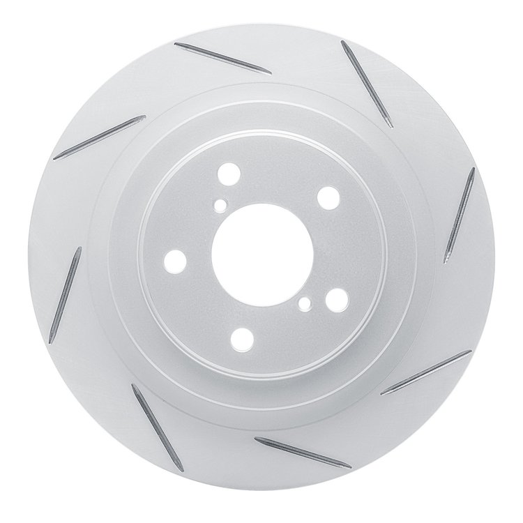 810-13019R Geoperformance Slotted Brake Rotor, 2005-2009 Subaru, Position: Rear Right