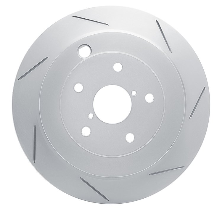 810-13036R Geoperformance Slotted Brake Rotor, 2006-2014 Subaru, Position: Rear Right