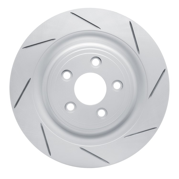 810-20018R Geoperformance Slotted Brake Rotor, 2006-2015 Jaguar, Position: Rear Right