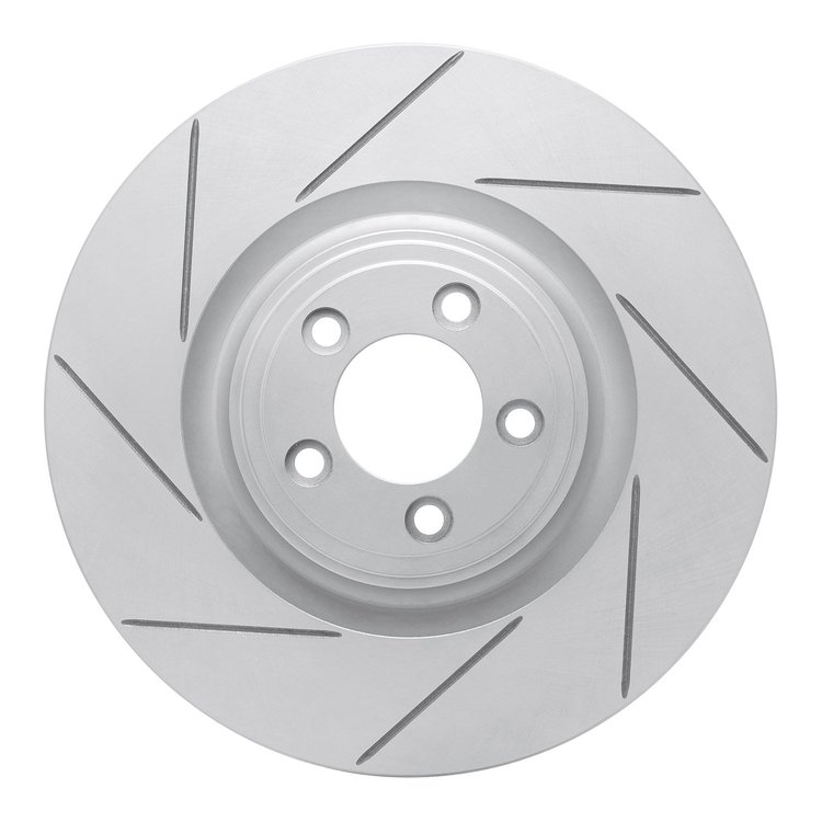 810-20020L Geoperformance Slotted Brake Rotor, 2006-2021 Jaguar, Position: Front Left
