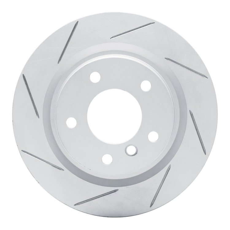 810-31068L Geoperformance Slotted Brake Rotor, 2006-2013 BMW, Position: Rear Left