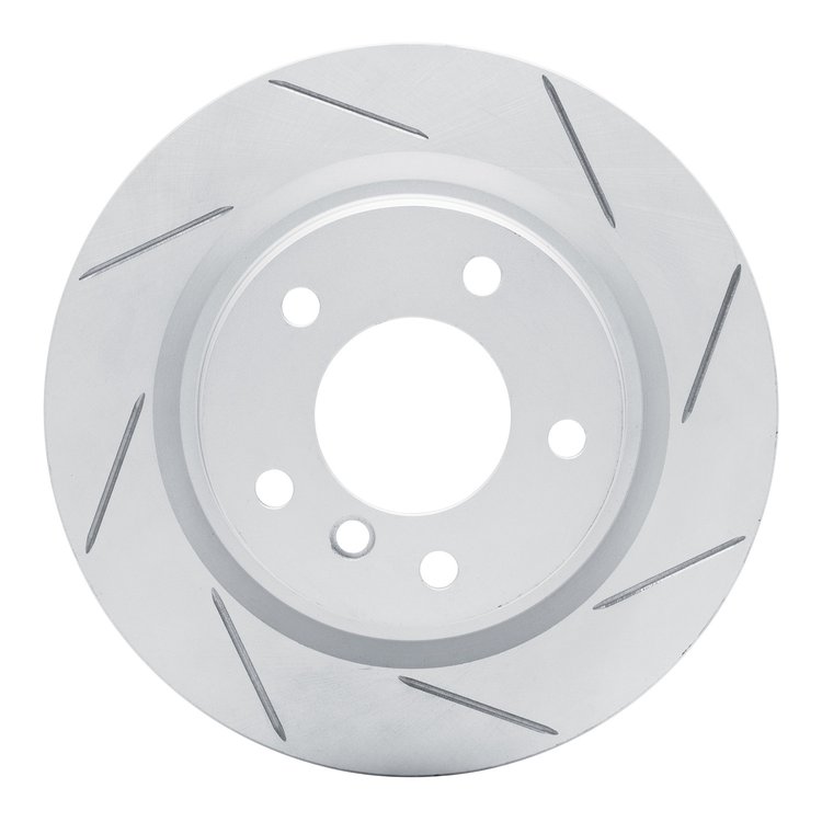 810-31068R Geoperformance Slotted Brake Rotor, 2006-2013 BMW, Position: Rear Right