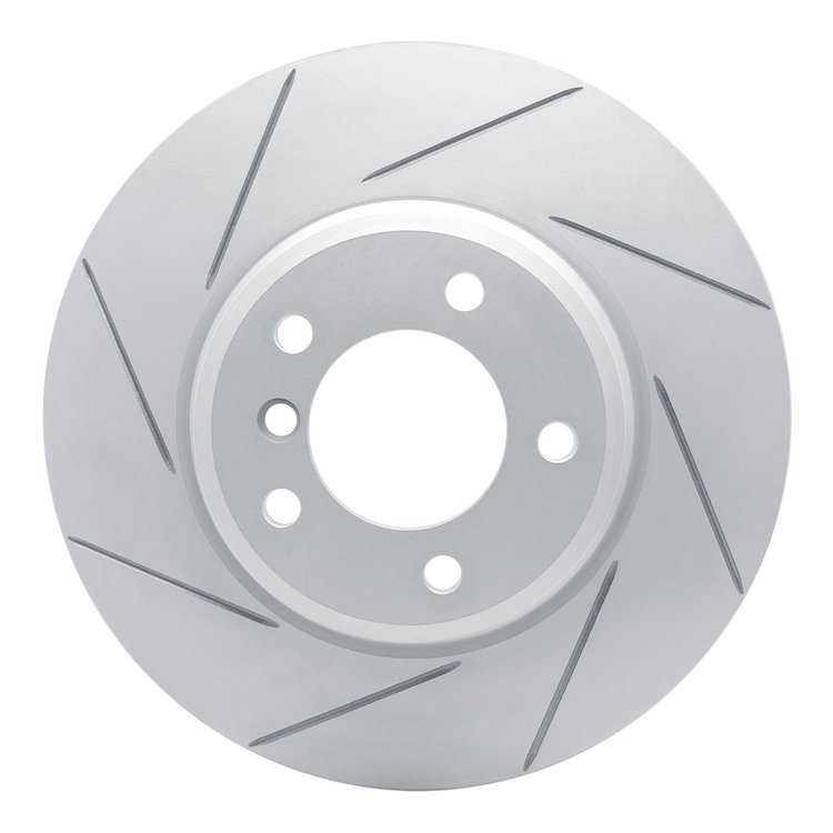 810-31082L Geoperformance Slotted Brake Rotor, 2007-2015 BMW, Position: Front Left