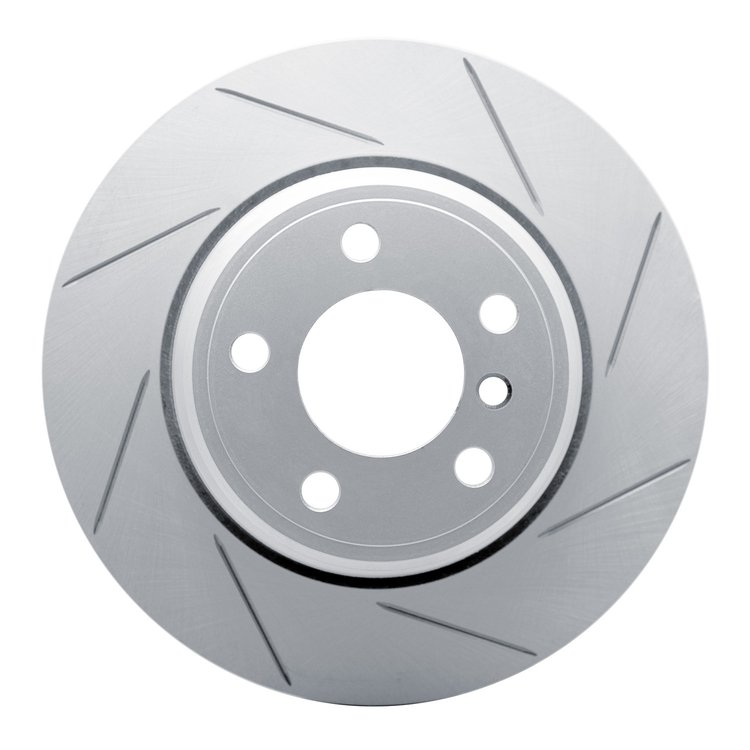 810-31138R Geoperformance Slotted Brake Rotor, 2002-2006 BMW, Position: Rear Right
