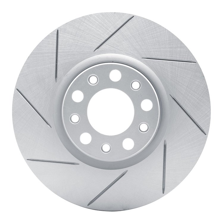 810-39025L Geoperformance Slotted Brake Rotor, Fits Select Mopar, Position: Front Left