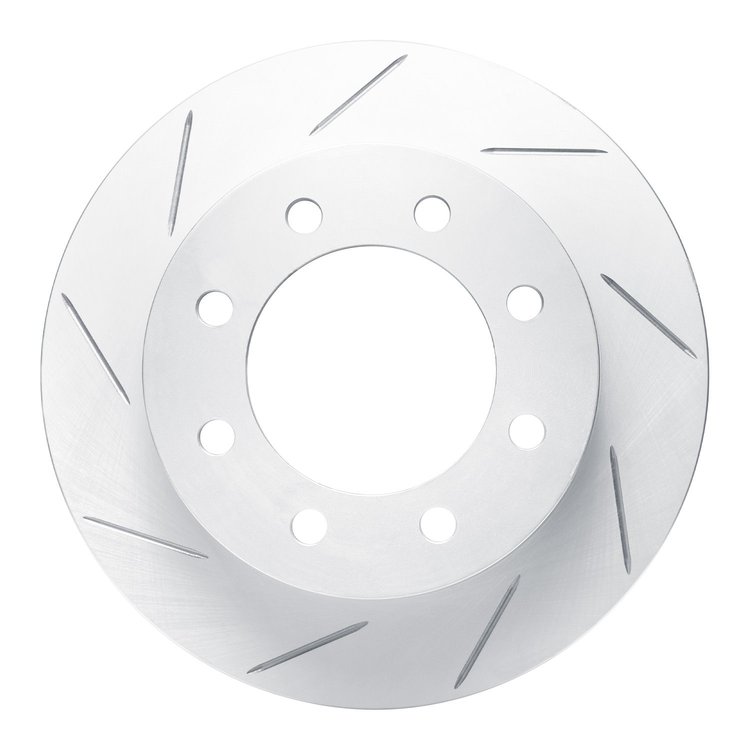 810-40102L Geoperformance Slotted Brake Rotor, 2003-2008 Mopar, Position: Front Left