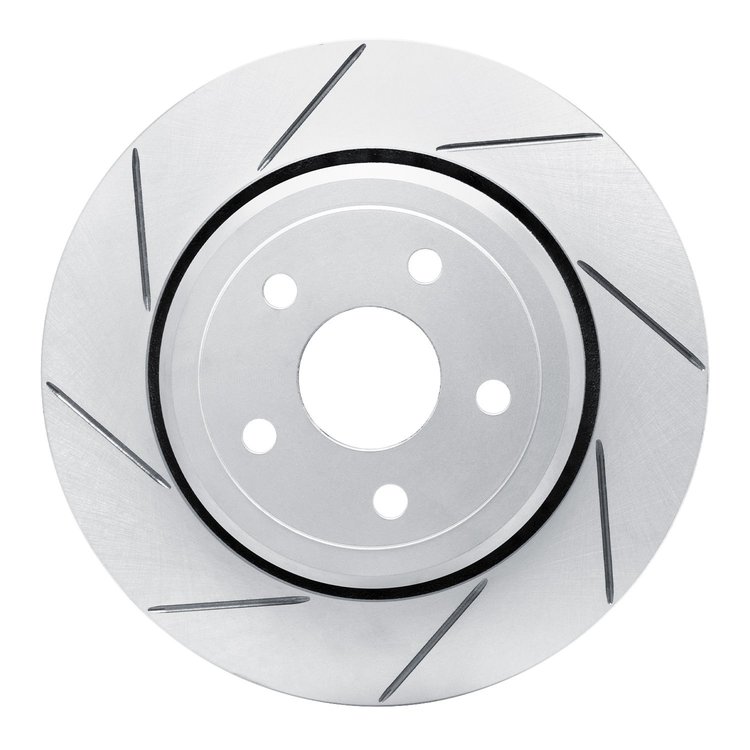 810-42008L Geoperformance Slotted Brake Rotor, Fits Select Mopar, Position: Rear Left