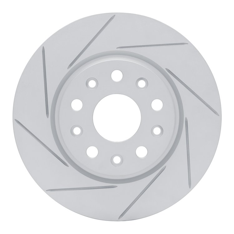 810-42039L Geoperformance Slotted Brake Rotor, Fits Select Mopar, Position: Front Left