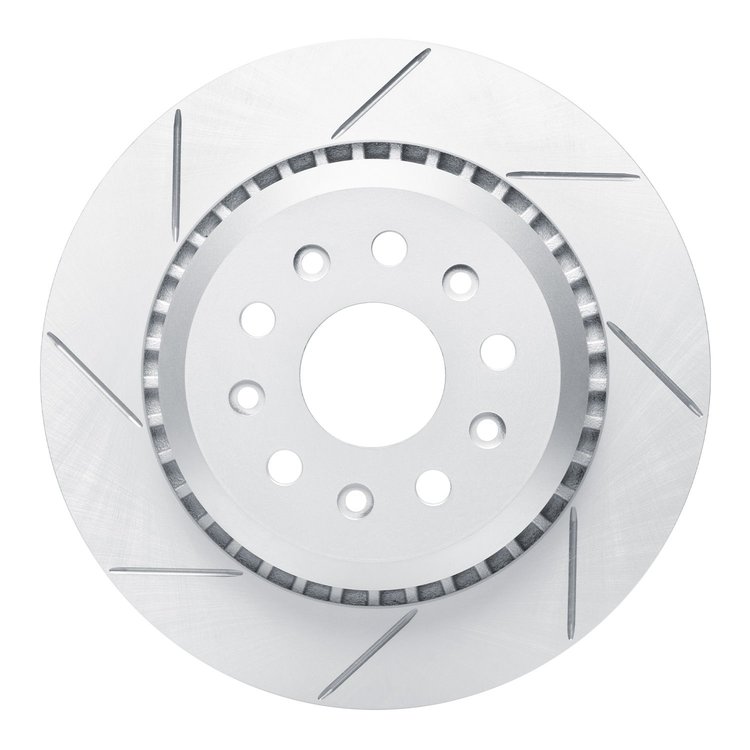 810-42043L Geoperformance Slotted Brake Rotor, Fits Select Mopar, Position: Rear Left