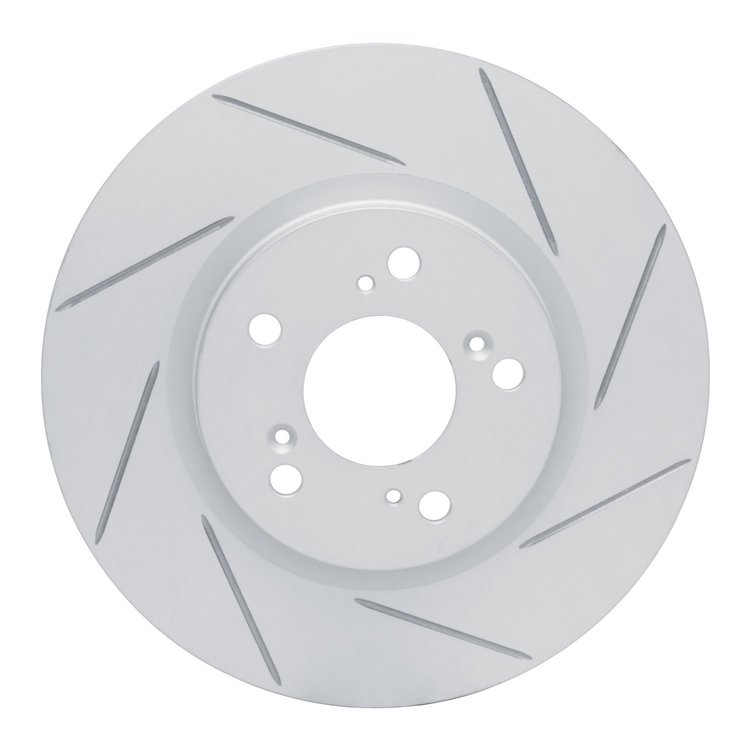 810-58021R Geoperformance Slotted Brake Rotor, 2005-2012 Acura/Honda, Position: Front Right
