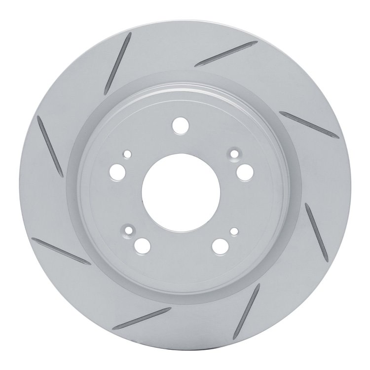810-58024L Geoperformance Slotted Brake Rotor, 2014-2020 Acura/Honda, Position: Rear Left