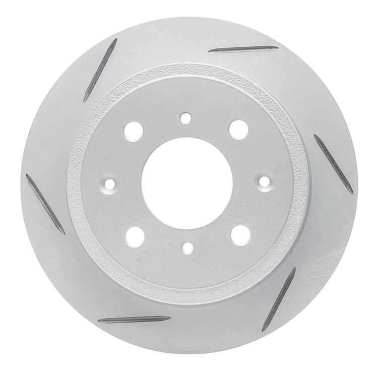 810-59014L Geoperformance Slotted Brake Rotor, 1988-2001 Acura/Honda, Position: Rear Left