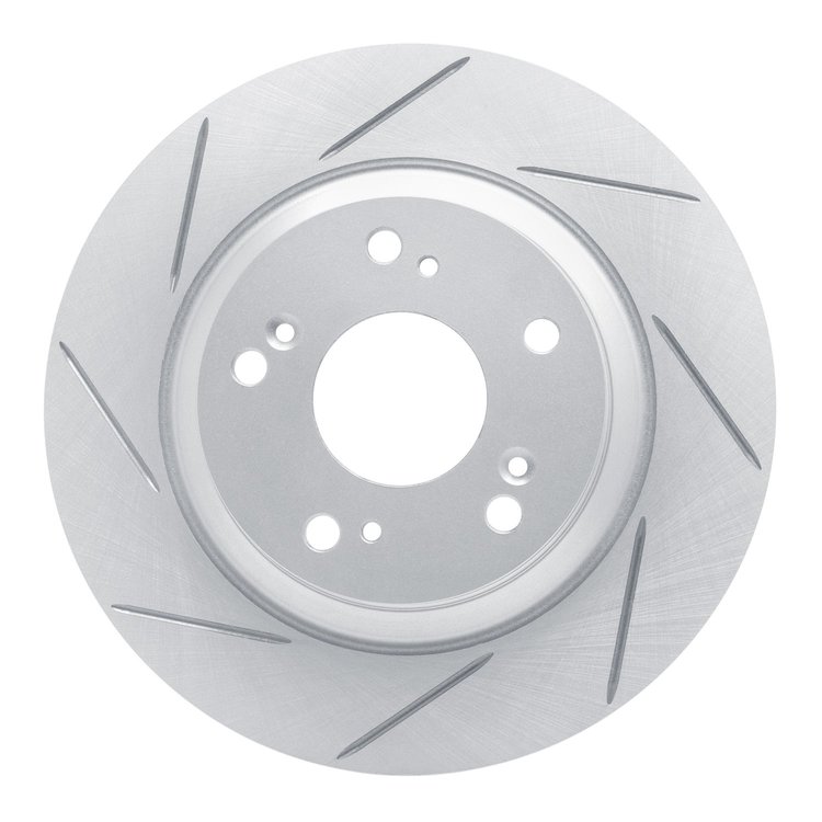 810-59028L Geoperformance Slotted Brake Rotor, 2000-2009 Acura/Honda, Position: Rear Left