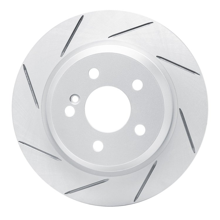 810-63053L Geoperformance Slotted Brake Rotor, 2003-2017 Mercedes-Benz, Position: Rear Left