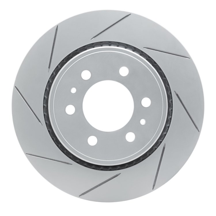 810-63134L Geoperformance Slotted Brake Rotor, Fits Select Multiple Makes/Models, Position: Rear Left