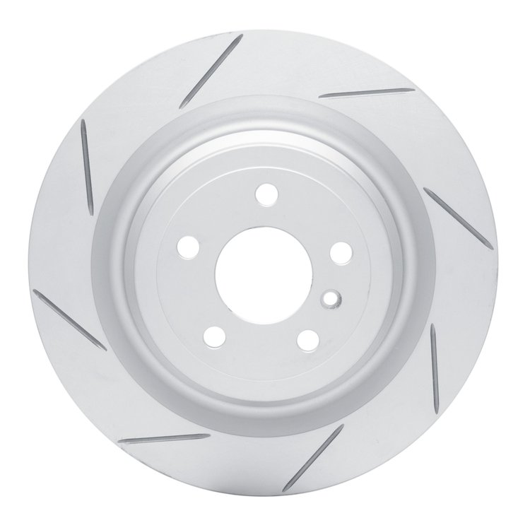 810-63150L Geoperformance Slotted Brake Rotor, 2013-2019 Mercedes-Benz, Position: Rear Left