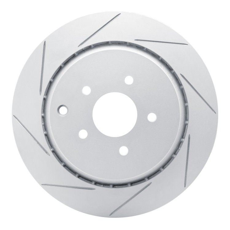 810-68015L Geoperformance Slotted Brake Rotor, Fits Select Infiniti/Nissan, Position: Rear Left