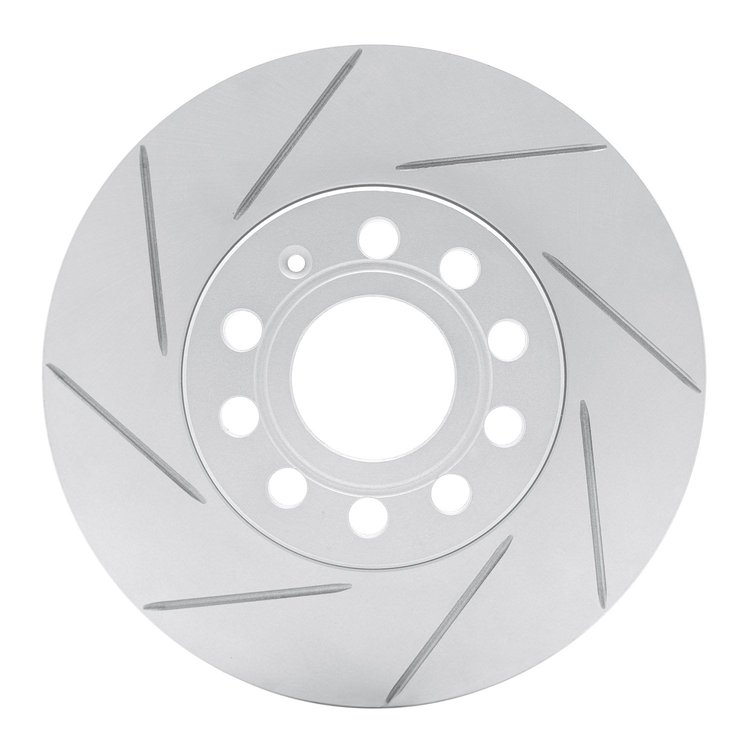810-74028L Geoperformance Slotted Brake Rotor, Fits Select Audi/Volkswagen, Position: Front Left