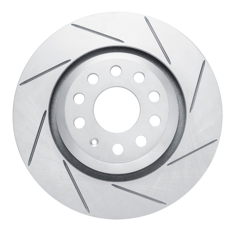 810-74030R Geoperformance Slotted Brake Rotor, Fits Select Audi/Volkswagen, Position: Rear Right
