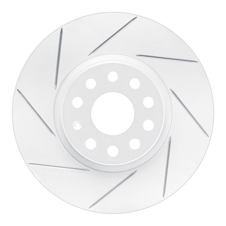 810-74053L Geoperformance Slotted Brake Rotor, Fits Select Multiple Makes/Models, Position: Front Left