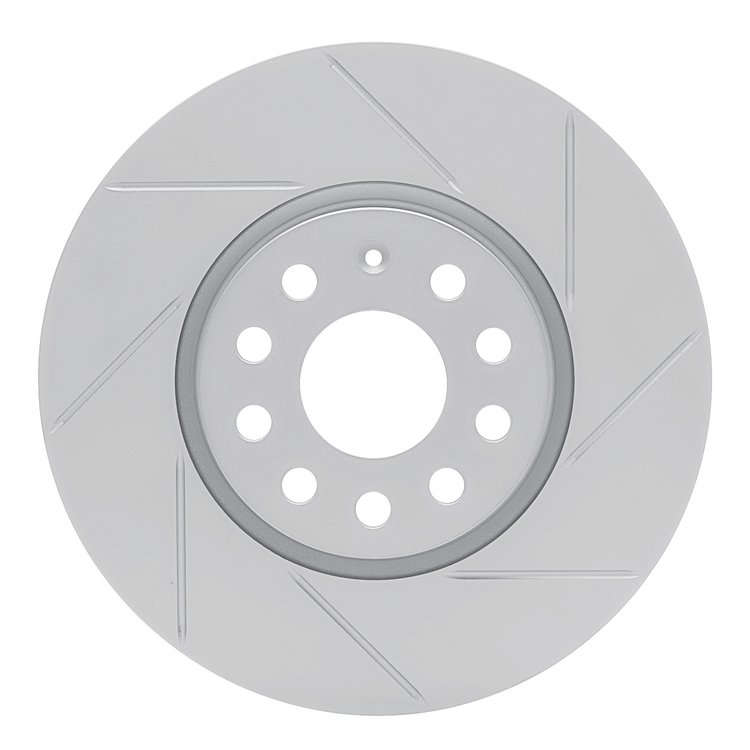 810-74053R Geoperformance Slotted Brake Rotor, Fits Select Multiple Makes/Models, Position: Front Right