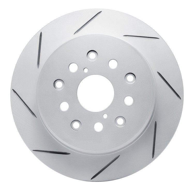 810-75007L Geoperformance Slotted Brake Rotor, 1998-2010 Lexus/Toyota/Scion, Position: Rear Left