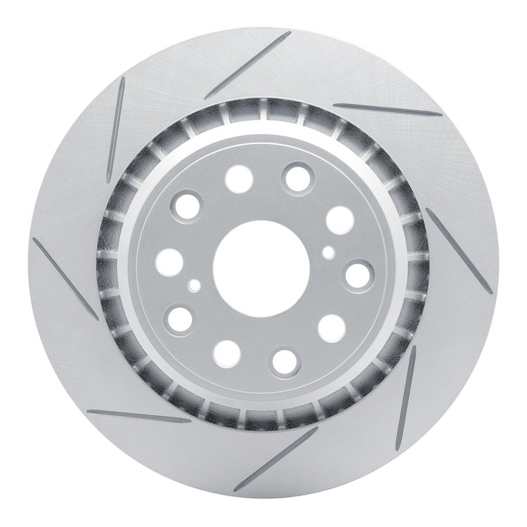 810-75021D Geoperformance Slotted Brake Rotor, 2007-2017 Lexus/Toyota/Scion, Position: Rear Left
