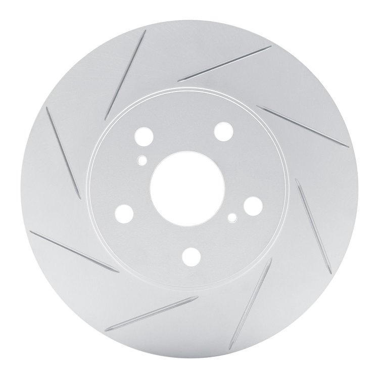 810-76075L Geoperformance Slotted Brake Rotor, 2002-2015 Lexus/Toyota/Scion, Position: Front Left