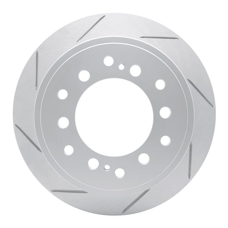810-76127L Geoperformance Slotted Brake Rotor, 2001-2009 Lexus/Toyota/Scion, Position: Rear Left