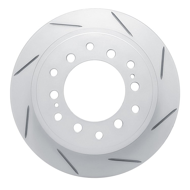 810-76127R Geoperformance Slotted Brake Rotor, 2001-2009 Lexus/Toyota/Scion, Position: Rear Right
