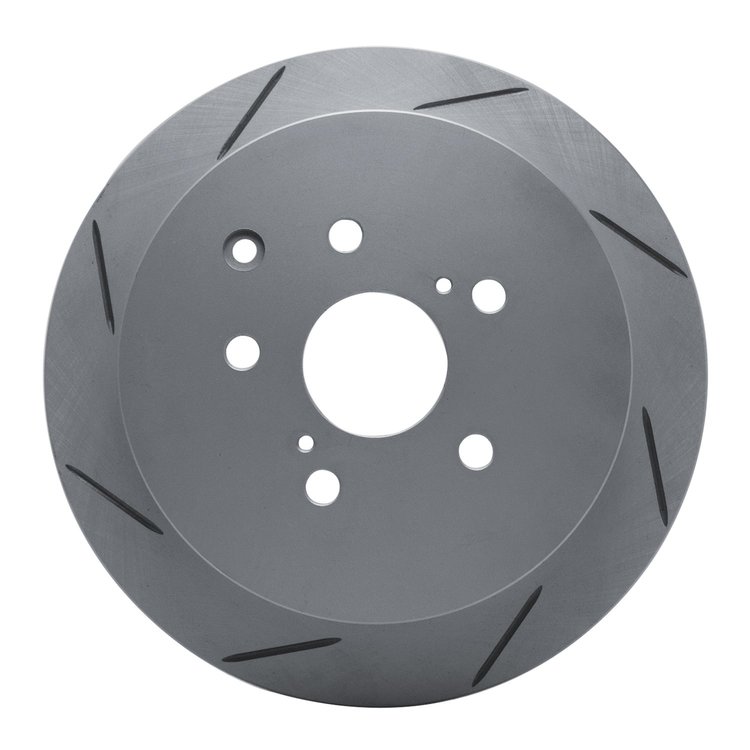 810-76141L Geoperformance Slotted Brake Rotor, 2010-2020 Lexus/Toyota/Scion, Position: Rear Left