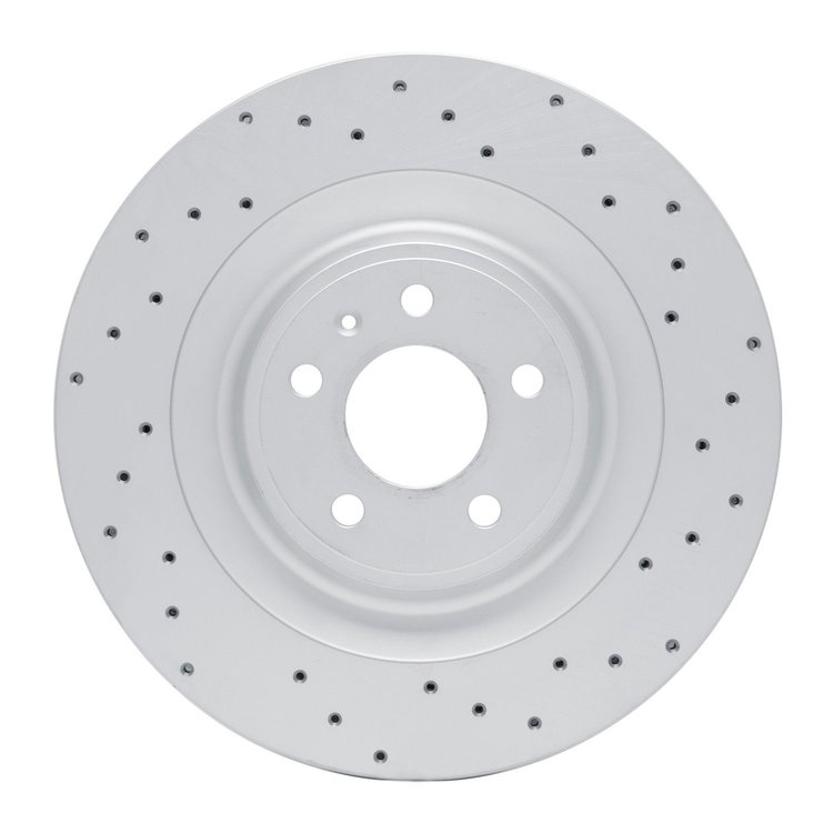 820-02102R Geoperformance Drilled Brake Rotor, 2015-2018 Porsche, Position: Rear Right
