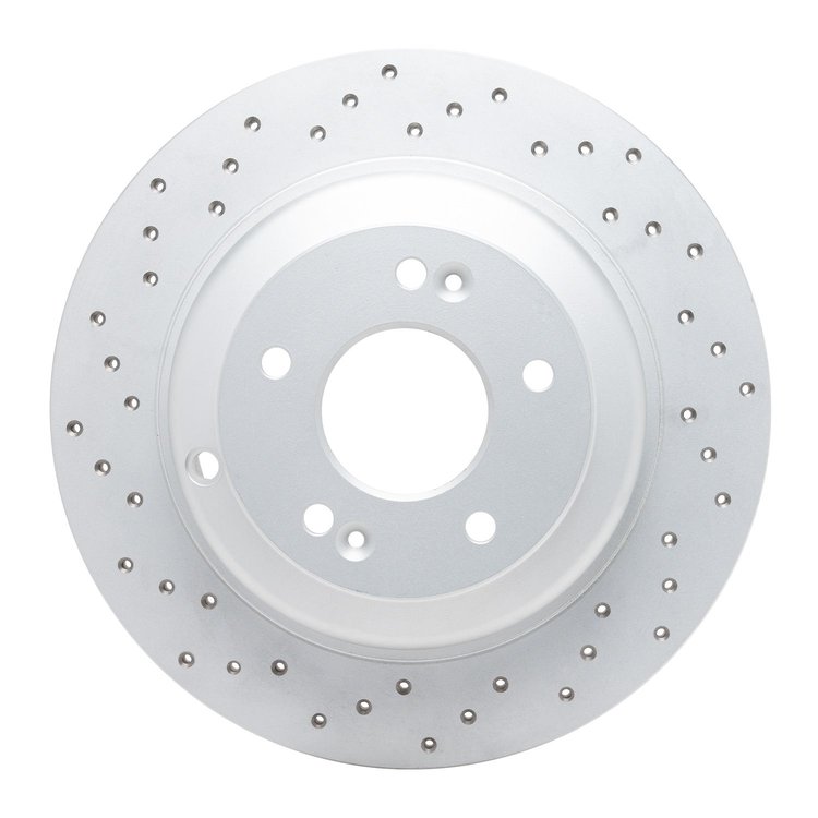 820-03033L Geoperformance Drilled Brake Rotor, 2010-2016 Kia/Hyundai/Genesis, Position: Rear Left