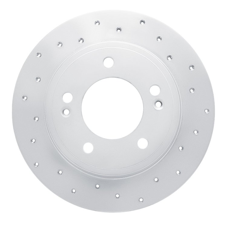 820-03037R Geoperformance Drilled Brake Rotor, Fits Select Kia/Hyundai/Genesis, Position: Rear Right