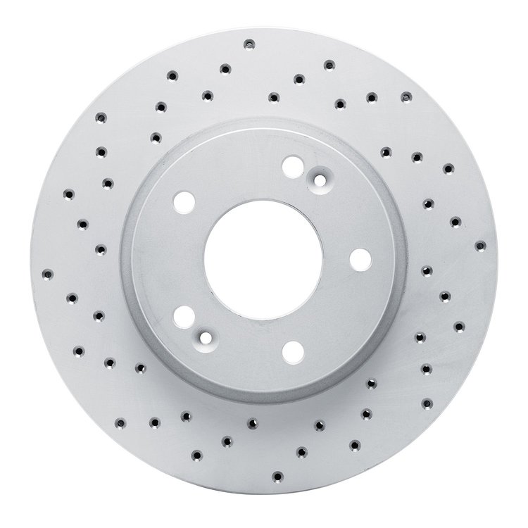 820-03038L Geoperformance Drilled Brake Rotor, Fits Select Kia/Hyundai/Genesis, Position: Front Left