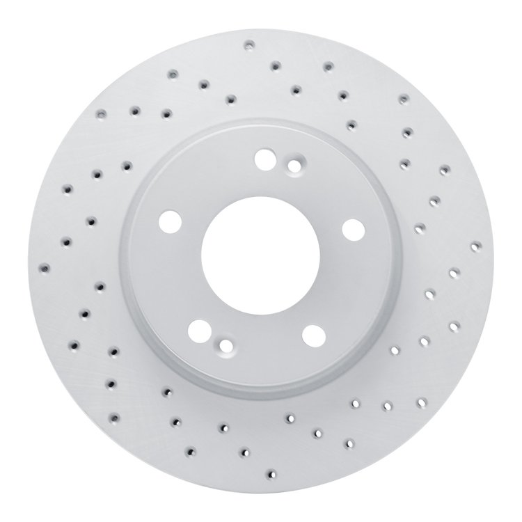 820-03038R Geoperformance Drilled Brake Rotor, Fits Select Kia/Hyundai/Genesis, Position: Front Right