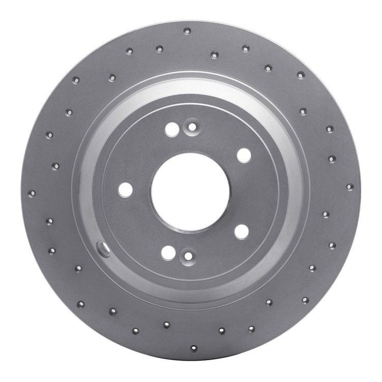 820-03039L Geoperformance Drilled Brake Rotor, 2009-2020 Kia/Hyundai/Genesis, Position: Rear Left