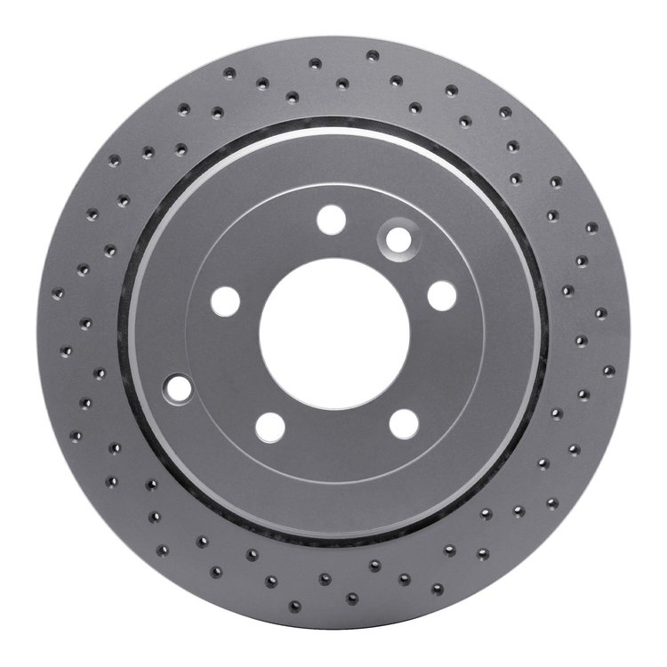 820-11012R Geoperformance Drilled Brake Rotor, 2005-2007 Land Rover, Position: Rear Right