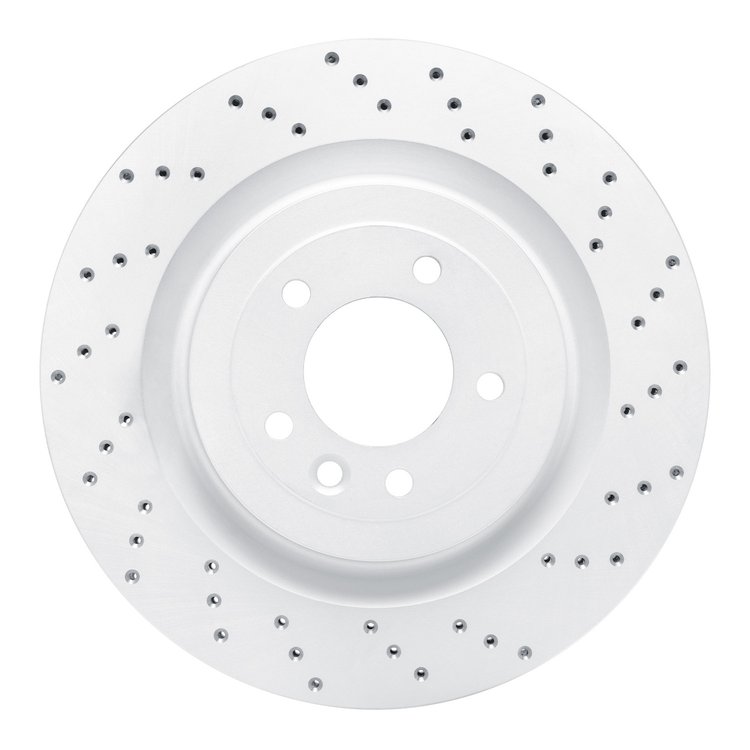 820-11023R Geoperformance Drilled Brake Rotor, Fits Select Land Rover, Position: Rear Right