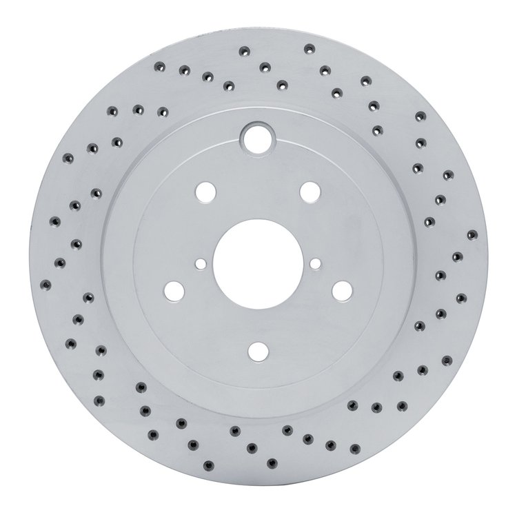 820-13022R Geoperformance Drilled Brake Rotor, 2008-2020 Subaru, Position: Rear Right